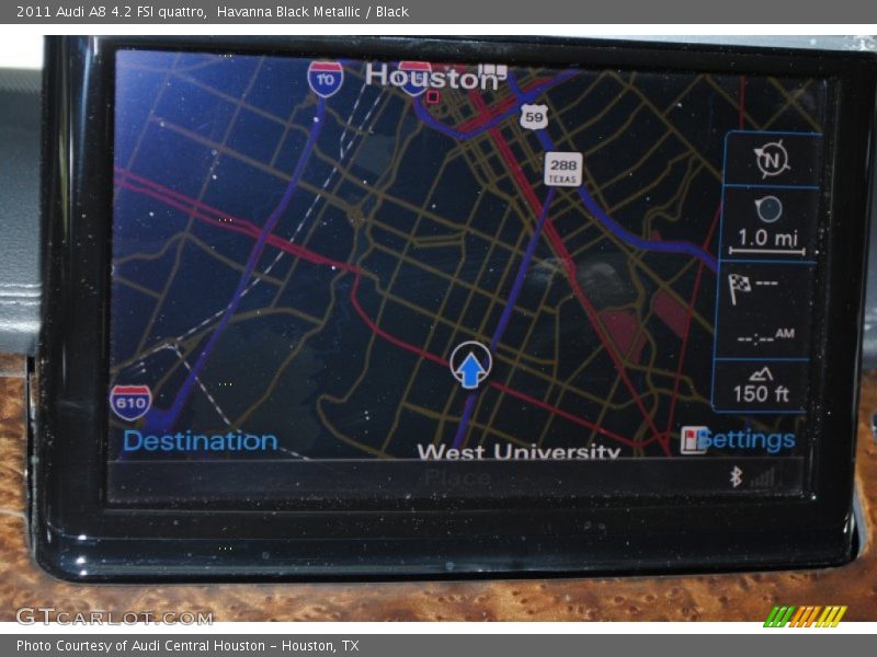 Havanna Black Metallic / Black 2011 Audi A8 4.2 FSI quattro