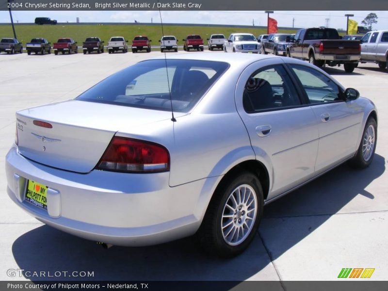 Bright Silver Metallic / Dark Slate Gray 2004 Chrysler Sebring Sedan