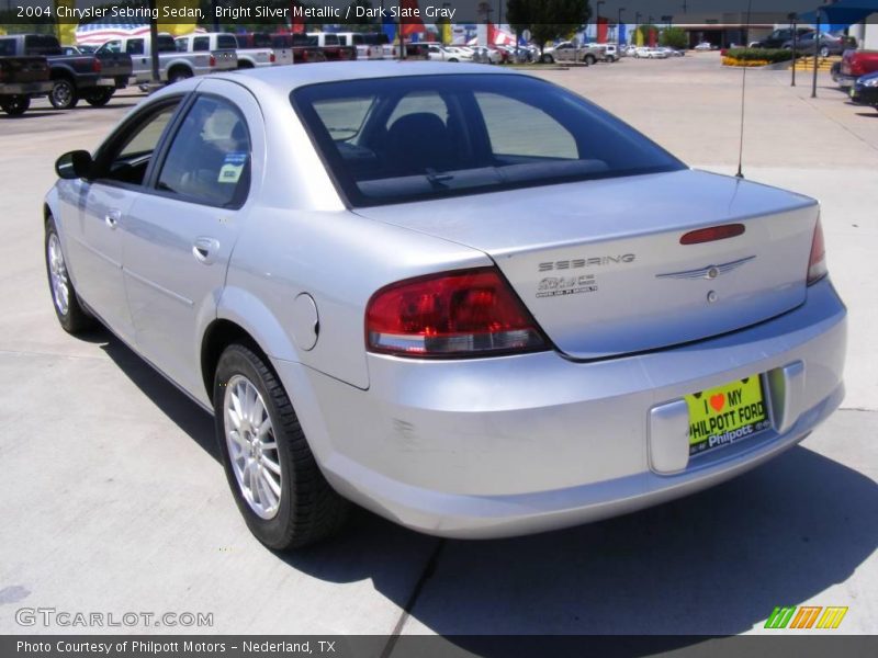 Bright Silver Metallic / Dark Slate Gray 2004 Chrysler Sebring Sedan