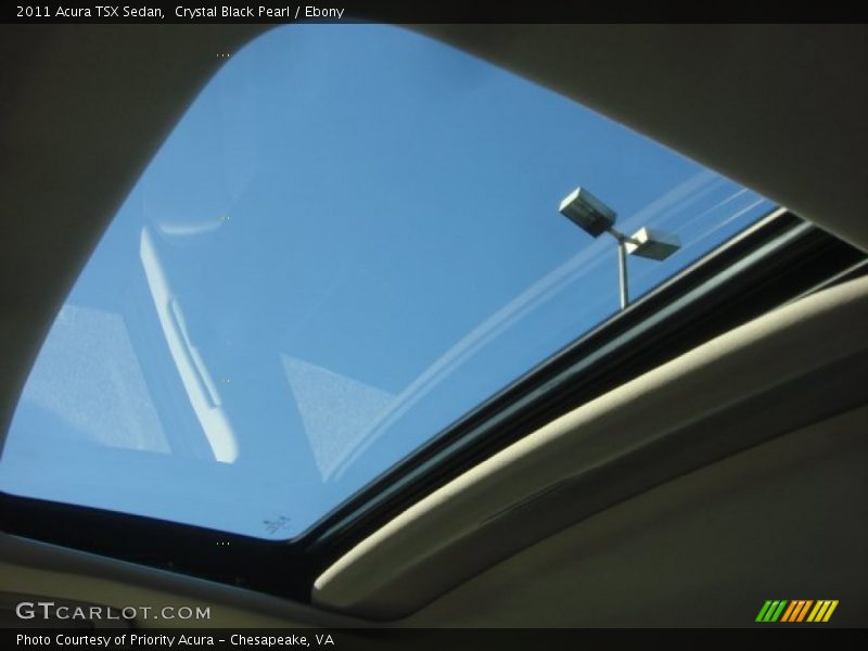 Crystal Black Pearl / Ebony 2011 Acura TSX Sedan