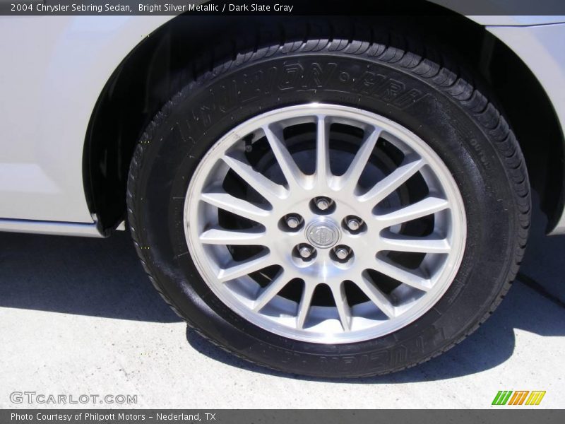 Bright Silver Metallic / Dark Slate Gray 2004 Chrysler Sebring Sedan