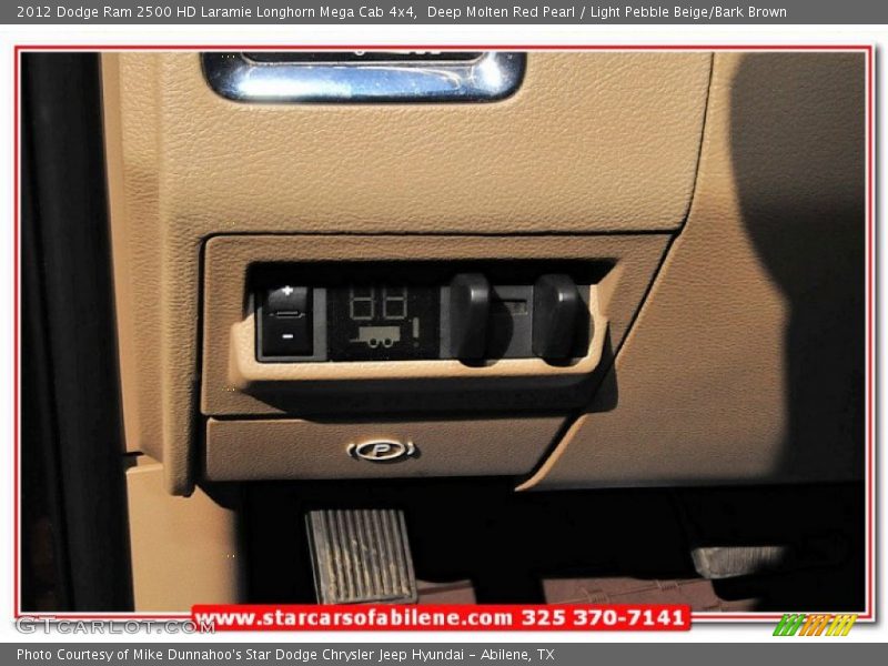 Deep Molten Red Pearl / Light Pebble Beige/Bark Brown 2012 Dodge Ram 2500 HD Laramie Longhorn Mega Cab 4x4