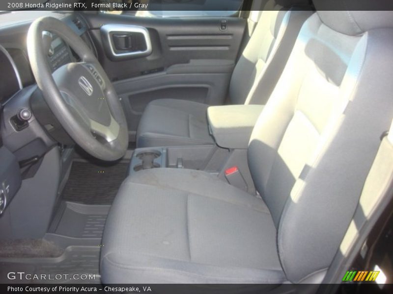 Formal Black / Gray 2008 Honda Ridgeline RTX