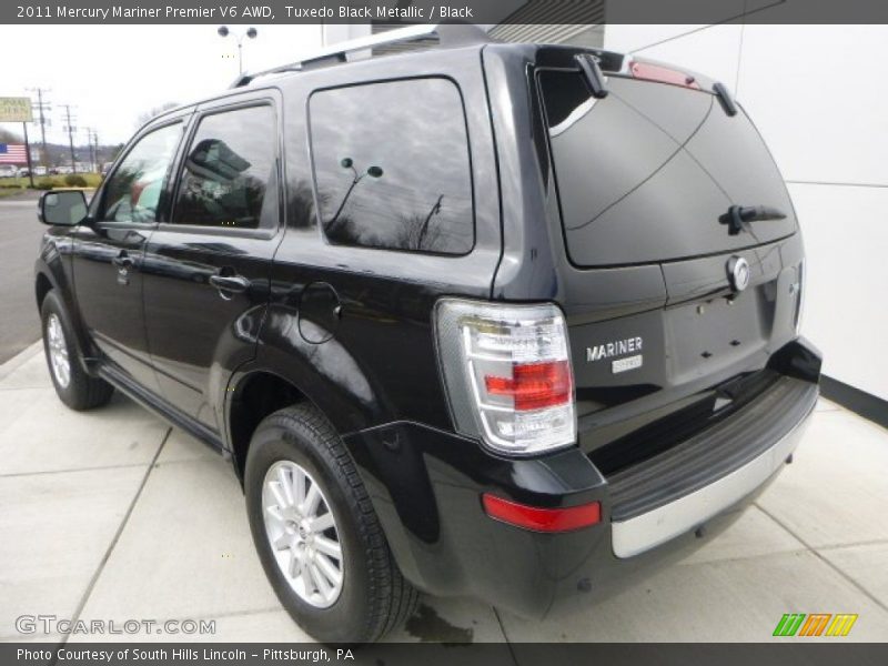 Tuxedo Black Metallic / Black 2011 Mercury Mariner Premier V6 AWD