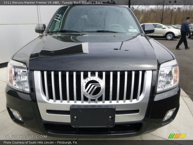 Tuxedo Black Metallic / Black 2011 Mercury Mariner Premier V6 AWD