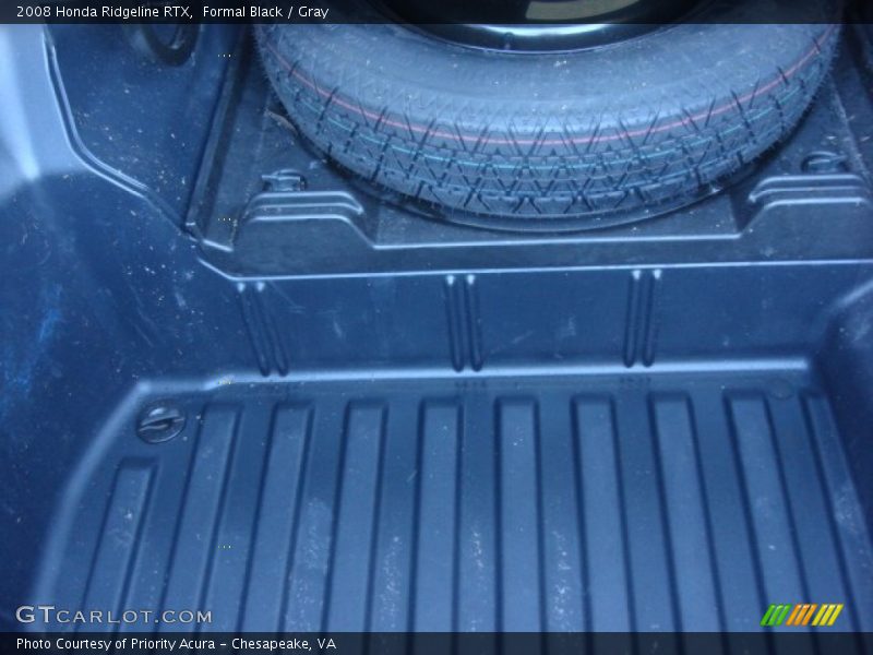 Formal Black / Gray 2008 Honda Ridgeline RTX