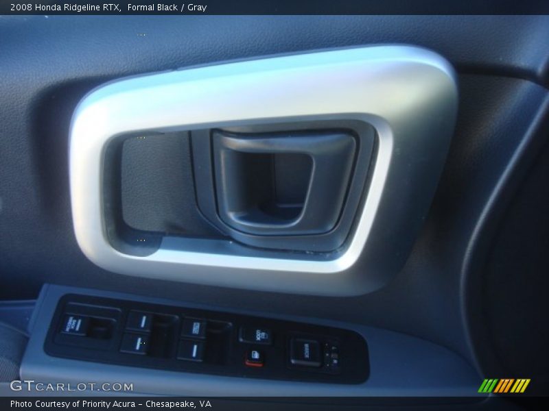 Formal Black / Gray 2008 Honda Ridgeline RTX