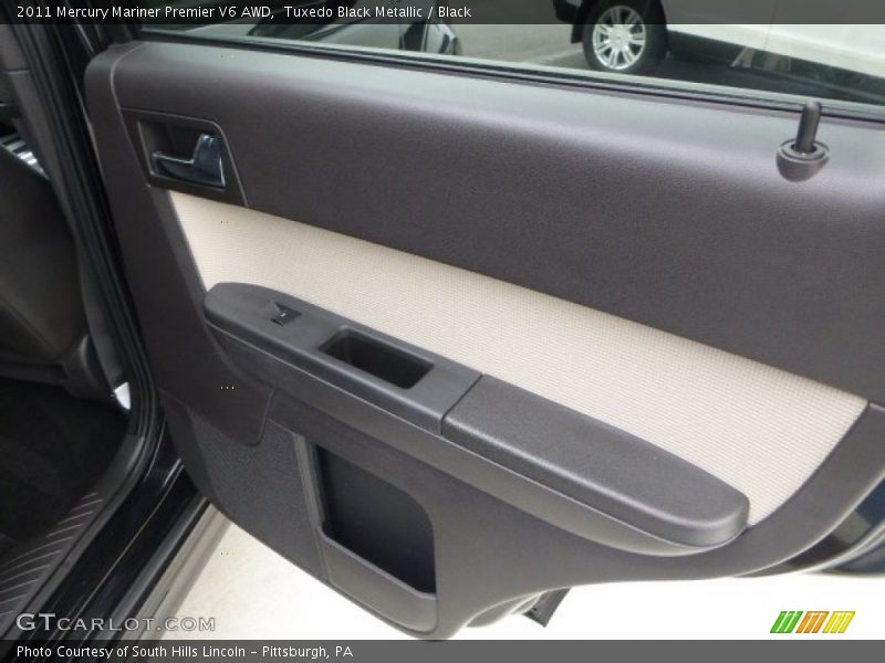 Tuxedo Black Metallic / Black 2011 Mercury Mariner Premier V6 AWD