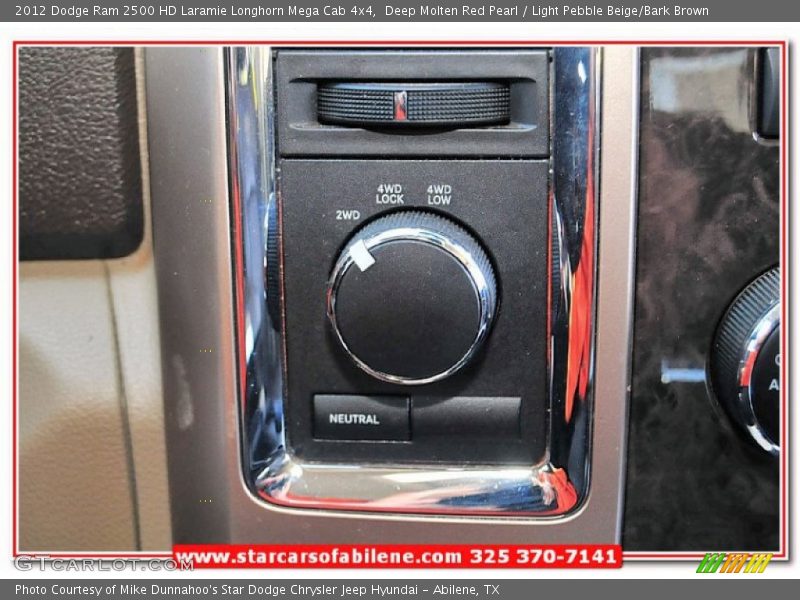 Deep Molten Red Pearl / Light Pebble Beige/Bark Brown 2012 Dodge Ram 2500 HD Laramie Longhorn Mega Cab 4x4