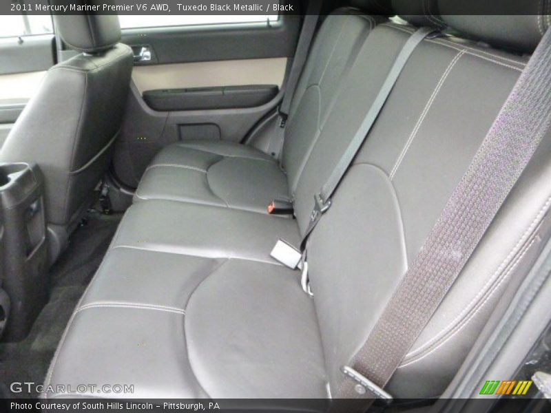 Tuxedo Black Metallic / Black 2011 Mercury Mariner Premier V6 AWD
