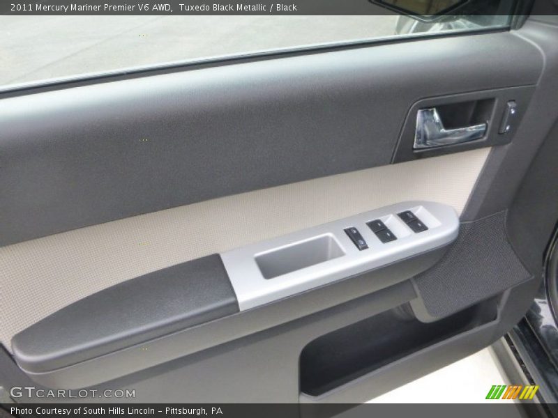 Tuxedo Black Metallic / Black 2011 Mercury Mariner Premier V6 AWD
