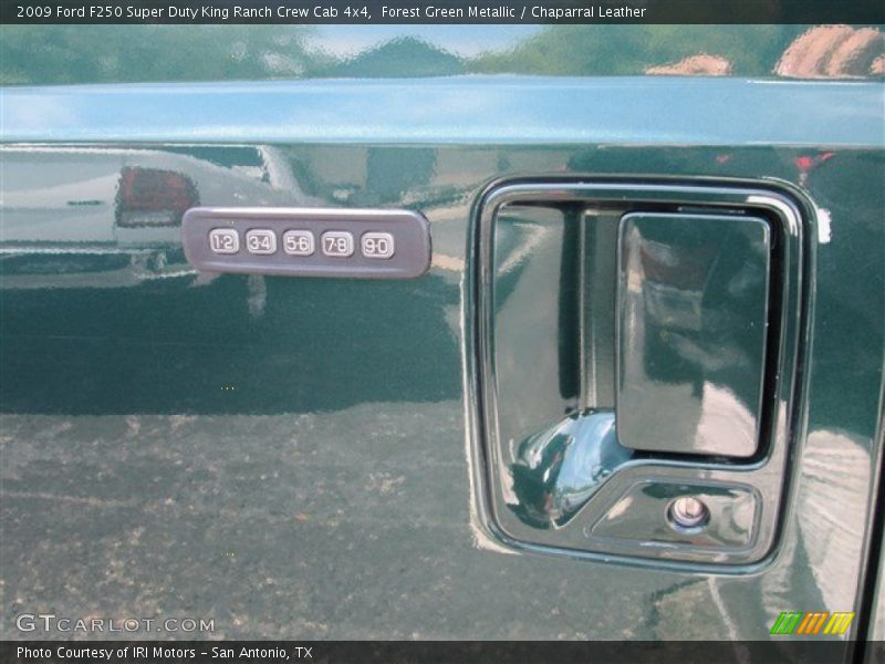 Forest Green Metallic / Chaparral Leather 2009 Ford F250 Super Duty King Ranch Crew Cab 4x4