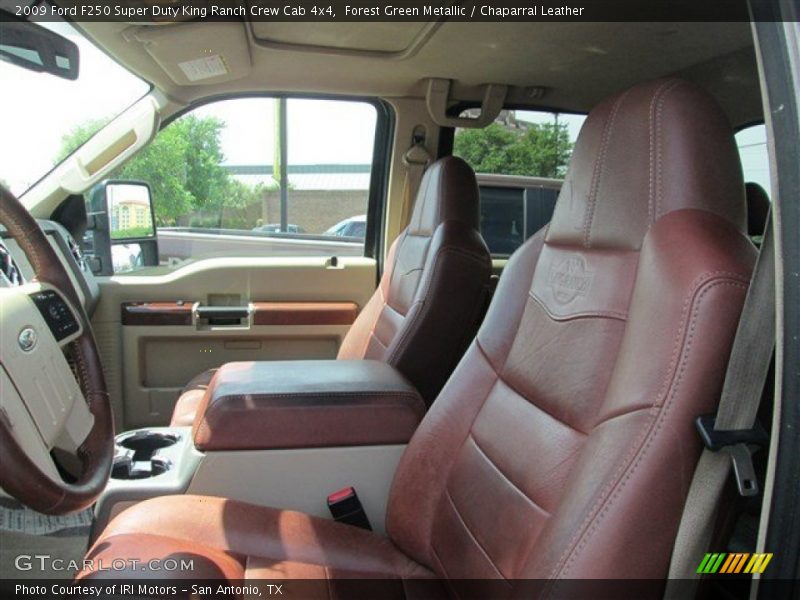 Front Seat of 2009 F250 Super Duty King Ranch Crew Cab 4x4