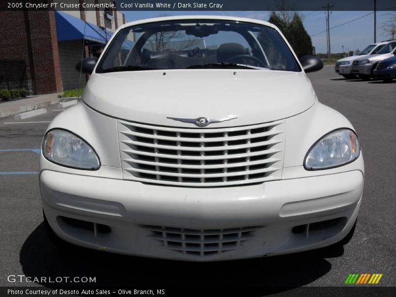 Cool Vanilla White / Dark Slate Gray 2005 Chrysler PT Cruiser Convertible