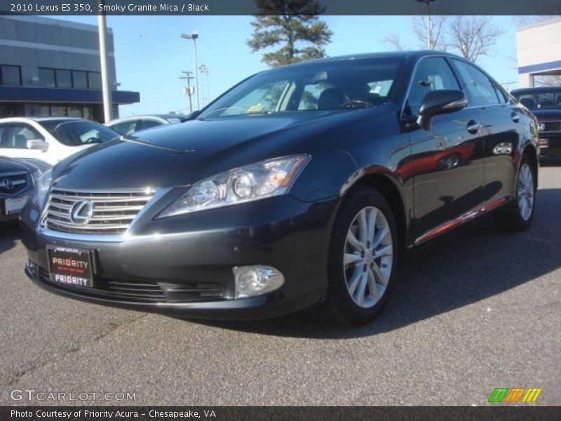 Smoky Granite Mica / Black 2010 Lexus ES 350