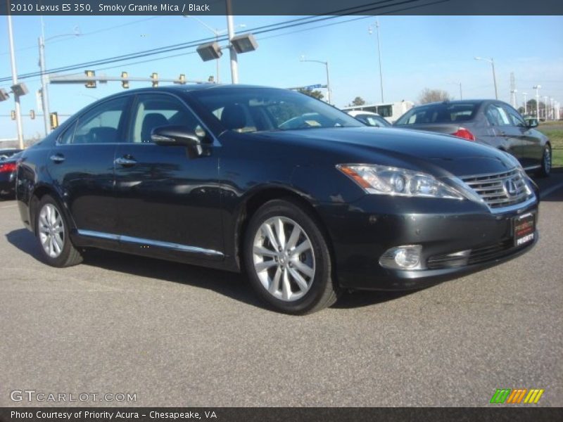 Smoky Granite Mica / Black 2010 Lexus ES 350