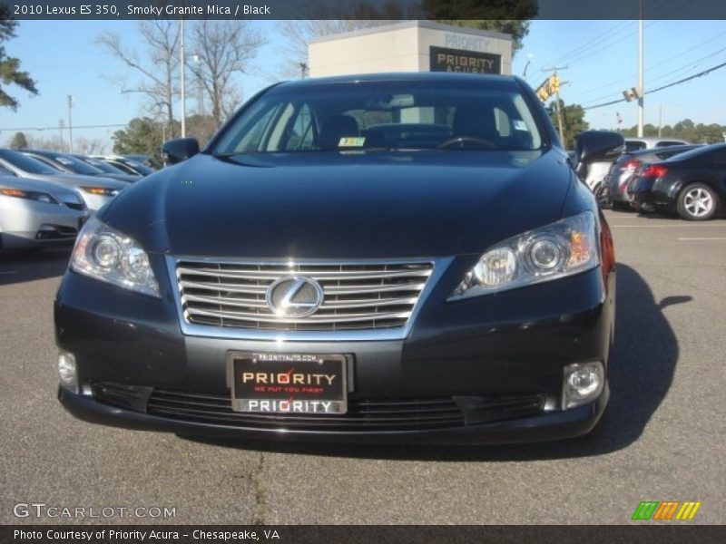 Smoky Granite Mica / Black 2010 Lexus ES 350