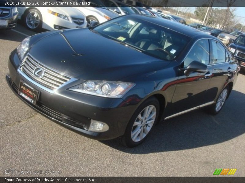 Smoky Granite Mica / Black 2010 Lexus ES 350