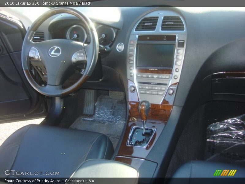 Smoky Granite Mica / Black 2010 Lexus ES 350