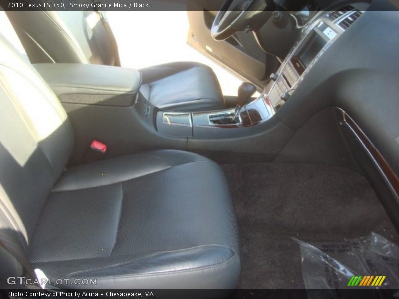 Smoky Granite Mica / Black 2010 Lexus ES 350