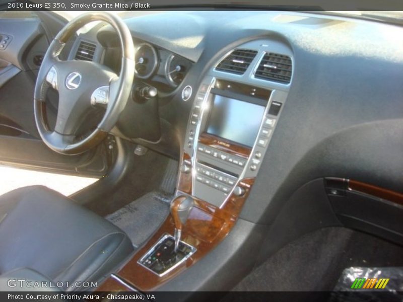 Smoky Granite Mica / Black 2010 Lexus ES 350