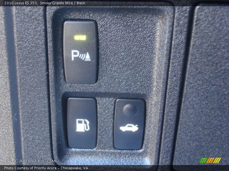 Smoky Granite Mica / Black 2010 Lexus ES 350