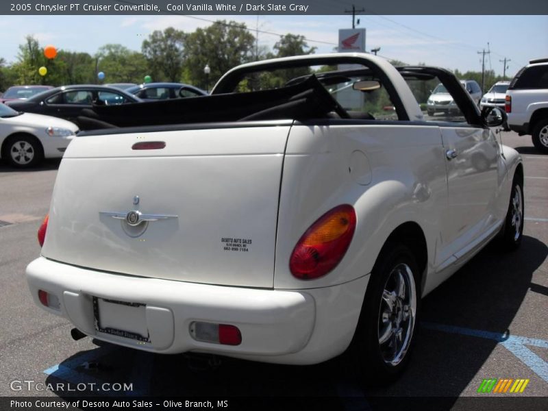 Cool Vanilla White / Dark Slate Gray 2005 Chrysler PT Cruiser Convertible
