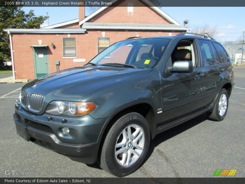 Highland Green Metallic / Truffle Brown 2005 BMW X5 3.0i