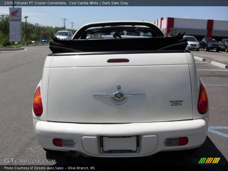 Cool Vanilla White / Dark Slate Gray 2005 Chrysler PT Cruiser Convertible