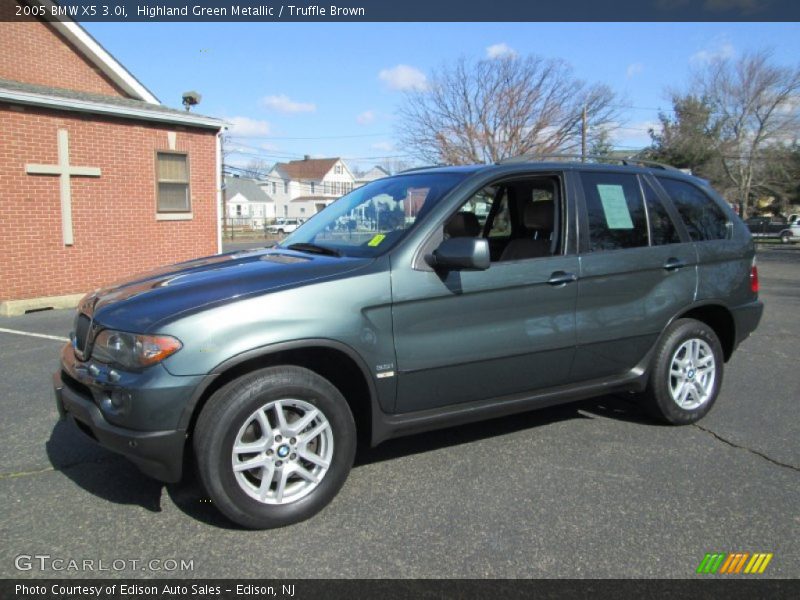 Highland Green Metallic / Truffle Brown 2005 BMW X5 3.0i