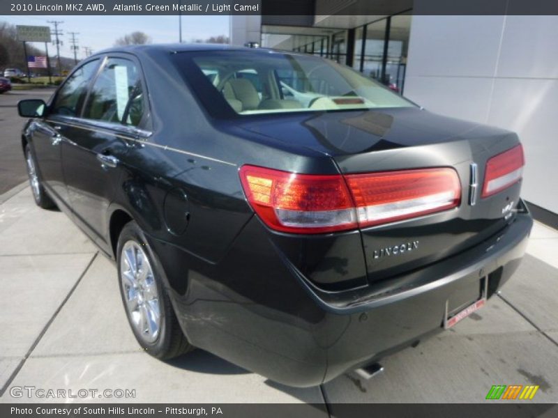 Atlantis Green Metallic / Light Camel 2010 Lincoln MKZ AWD