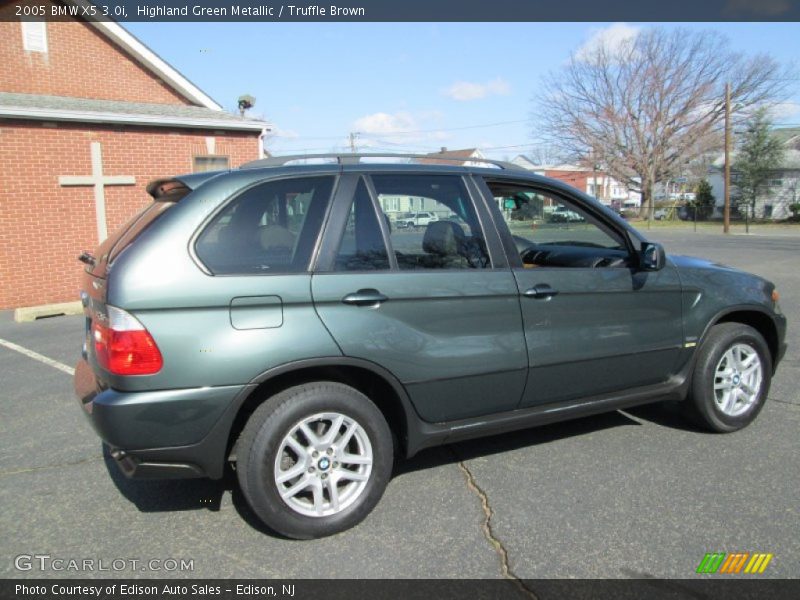 Highland Green Metallic / Truffle Brown 2005 BMW X5 3.0i