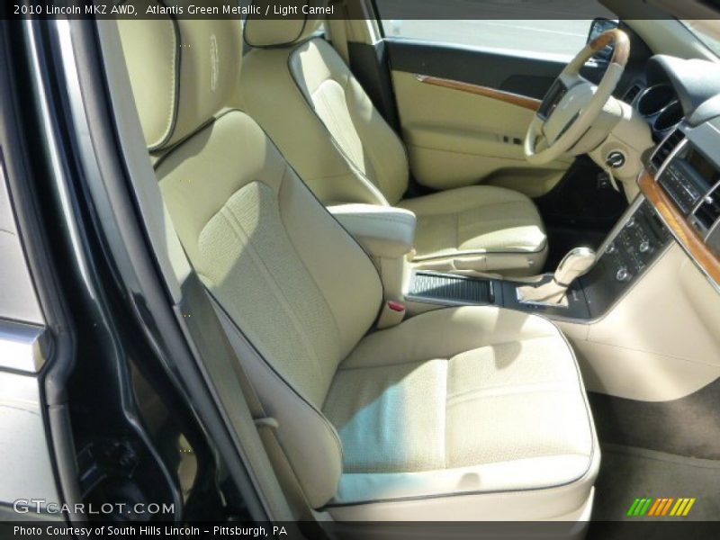 Atlantis Green Metallic / Light Camel 2010 Lincoln MKZ AWD