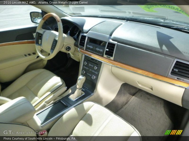 Atlantis Green Metallic / Light Camel 2010 Lincoln MKZ AWD