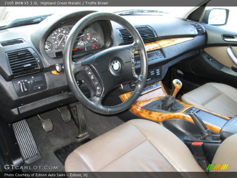 Highland Green Metallic / Truffle Brown 2005 BMW X5 3.0i