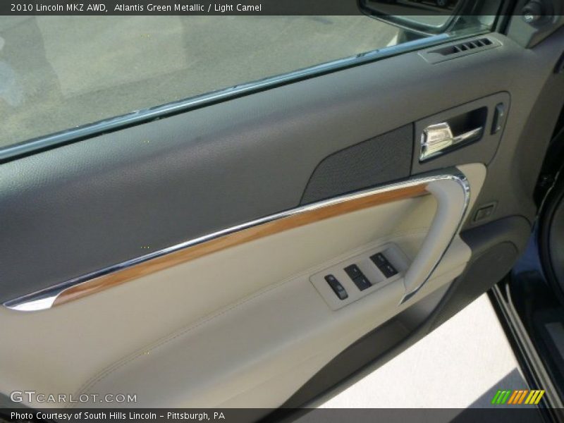 Atlantis Green Metallic / Light Camel 2010 Lincoln MKZ AWD