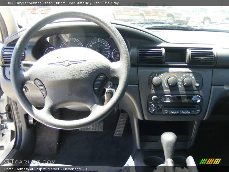 Bright Silver Metallic / Dark Slate Gray 2004 Chrysler Sebring Sedan