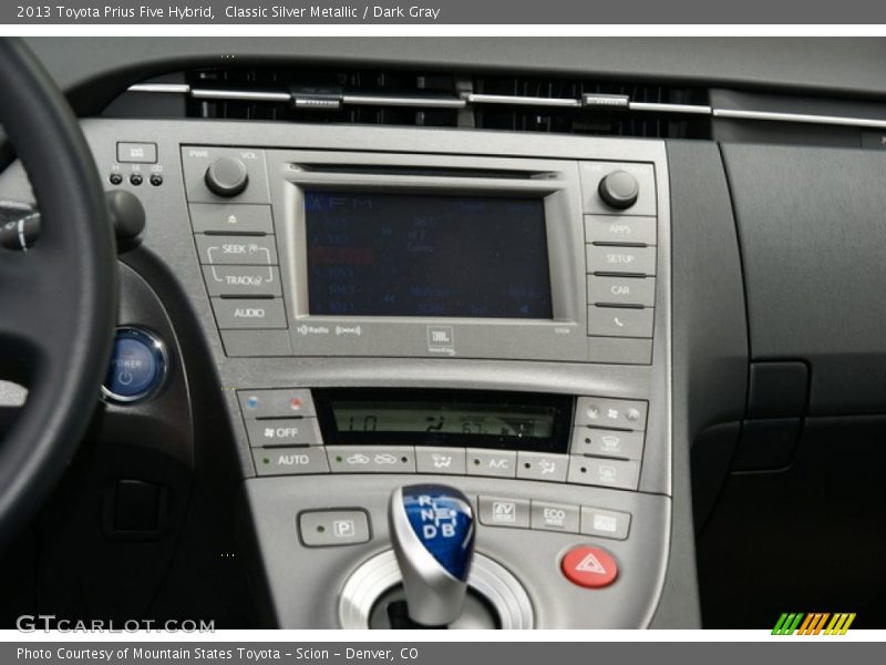 Classic Silver Metallic / Dark Gray 2013 Toyota Prius Five Hybrid