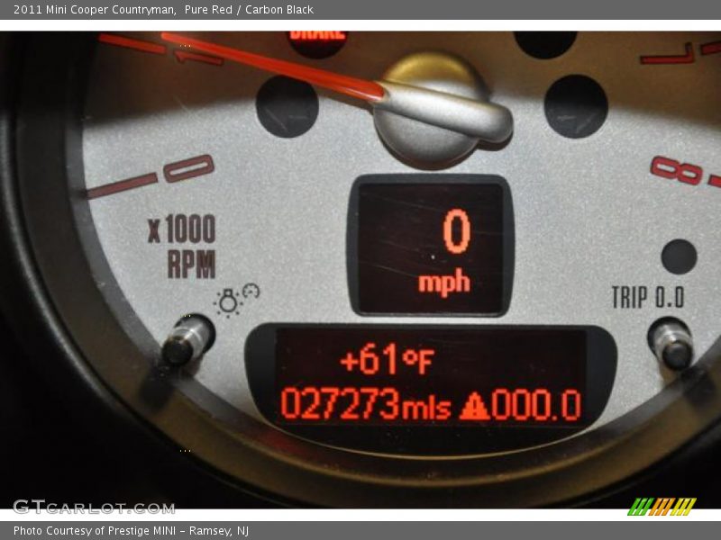 Pure Red / Carbon Black 2011 Mini Cooper Countryman