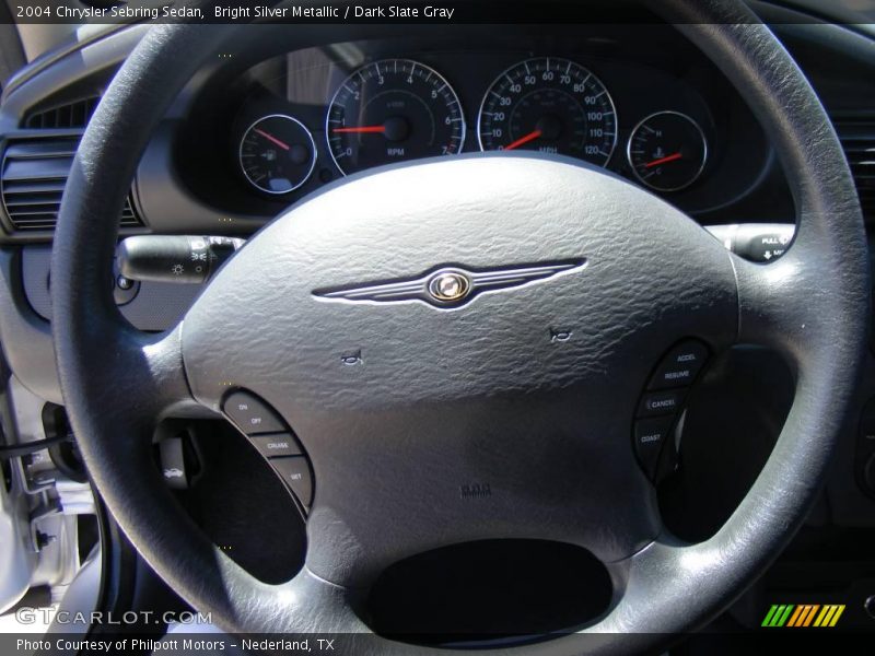 Bright Silver Metallic / Dark Slate Gray 2004 Chrysler Sebring Sedan