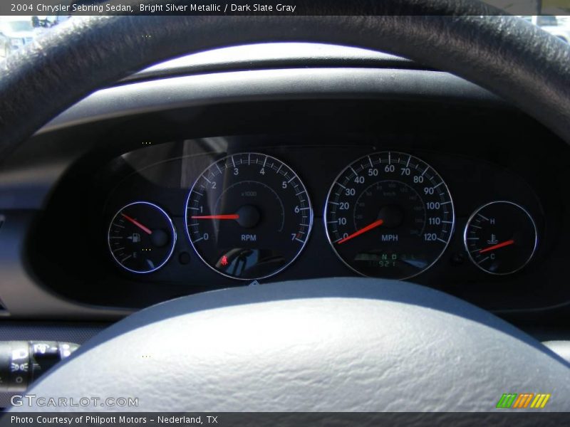 Bright Silver Metallic / Dark Slate Gray 2004 Chrysler Sebring Sedan