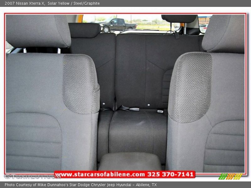 Solar Yellow / Steel/Graphite 2007 Nissan Xterra X