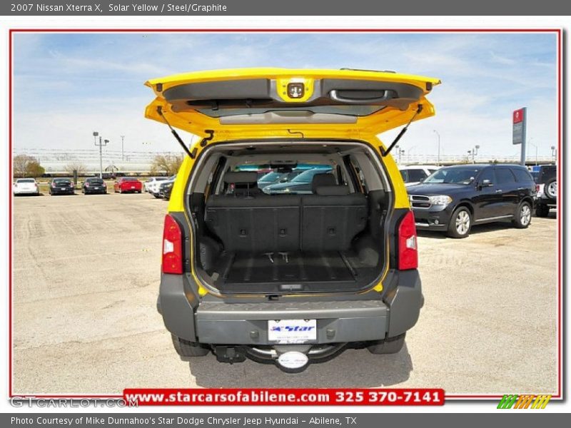 Solar Yellow / Steel/Graphite 2007 Nissan Xterra X