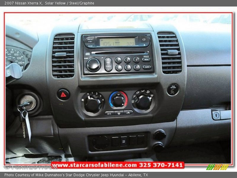 Solar Yellow / Steel/Graphite 2007 Nissan Xterra X