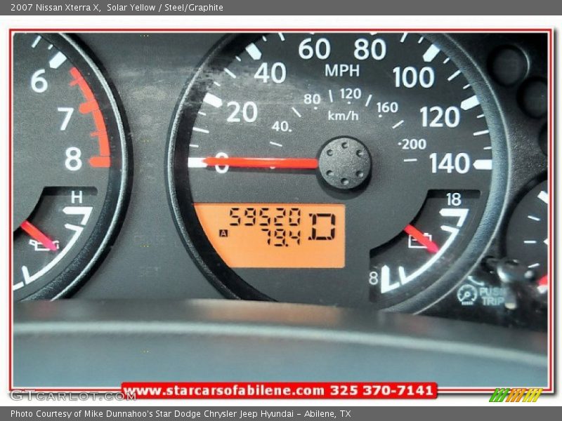 Solar Yellow / Steel/Graphite 2007 Nissan Xterra X