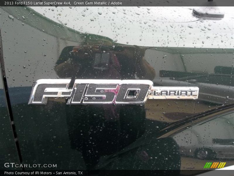 Green Gem Metallic / Adobe 2013 Ford F150 Lariat SuperCrew 4x4