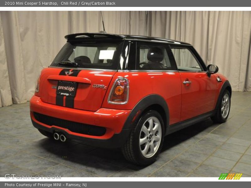 Chili Red / Grey/Carbon Black 2010 Mini Cooper S Hardtop