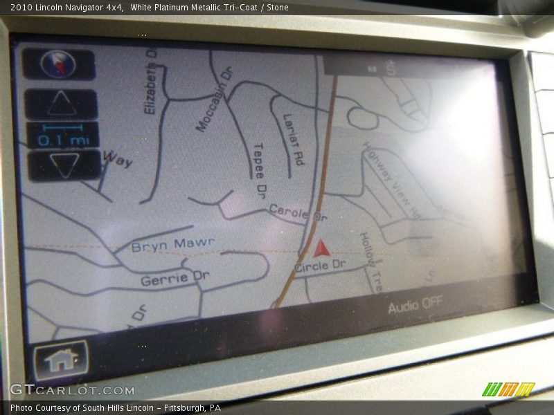 Navigation of 2010 Navigator 4x4