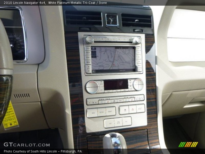 Controls of 2010 Navigator 4x4
