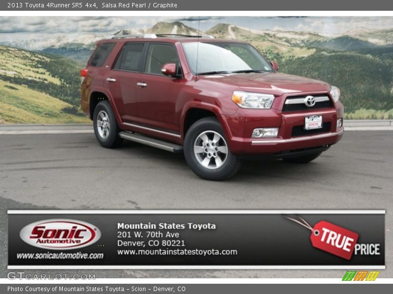 Salsa Red Pearl / Graphite 2013 Toyota 4Runner SR5 4x4